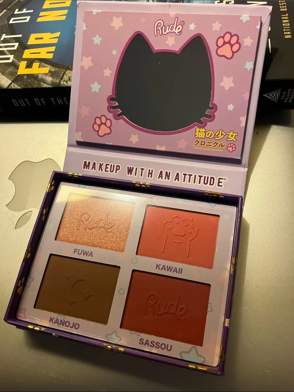 🩷Rude Cosmetics Cat Girl Chronicles Purr-fect Neko-Chan face palette NWT NIB